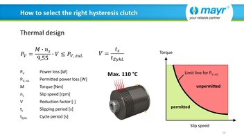 How to select the right hysteresis clutch