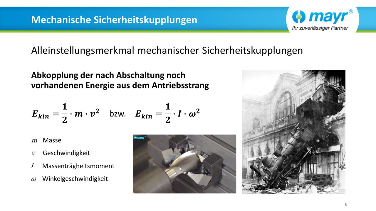 Web-Seminar "Mechanische Sicherheitskupplungen - "Airbags" für Maschinen" (DE)
