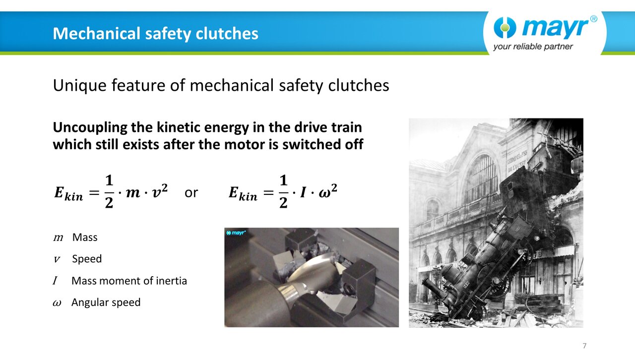 Web seminar "Mechanical safety clutches - "Airbags" for machines" (EN)